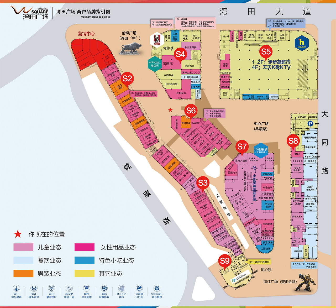 一期商家坐落图 