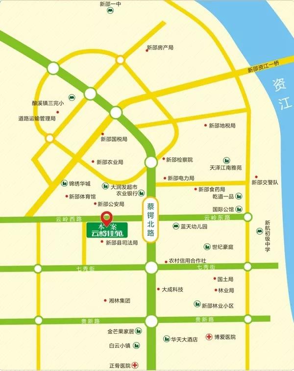 区位图 