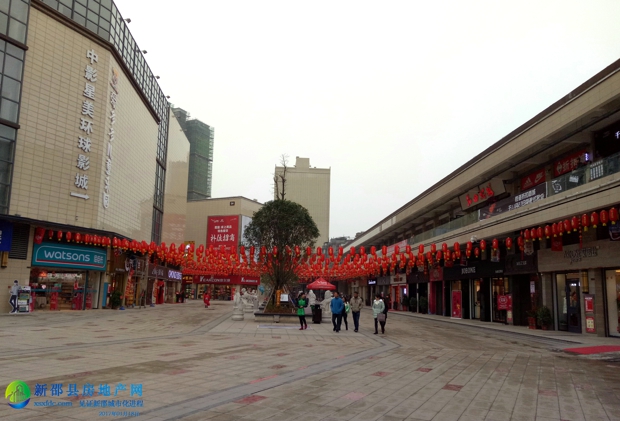 湾田广场2017年1月楼盘工程进度实拍|新邵县房地产网见证荣膺新邵"
